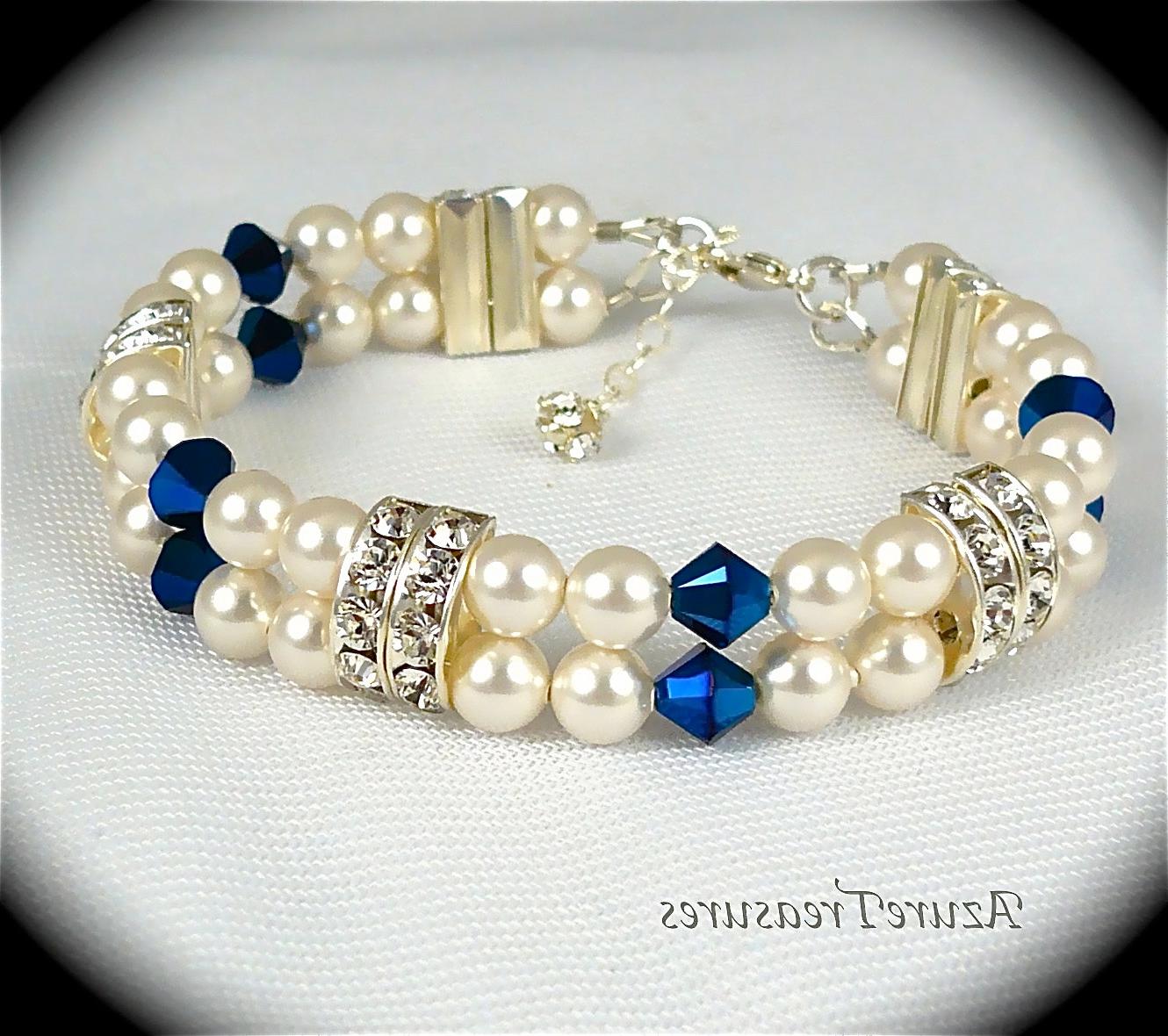 and Pearl Bridal Bracelet,