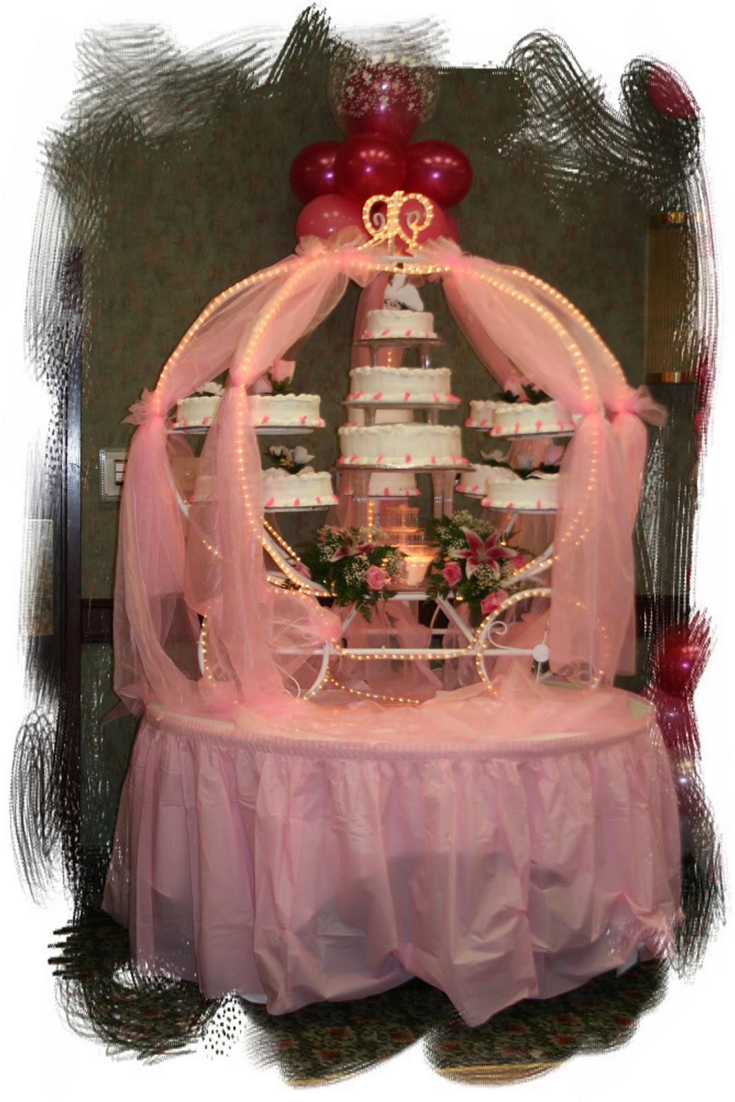 fairytale wedding cake stand