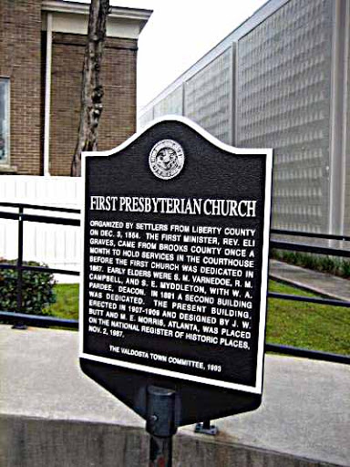 Organized by Settlers from Liberty County on Dec 3, 1864. The first minister, Rev Eli Graves, came from Brooks County once a month to hold services in the courthouse before the first church was...