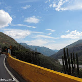 Vale Chicamocha com o rio Suarez - Estrada para Barichara, Colômbia