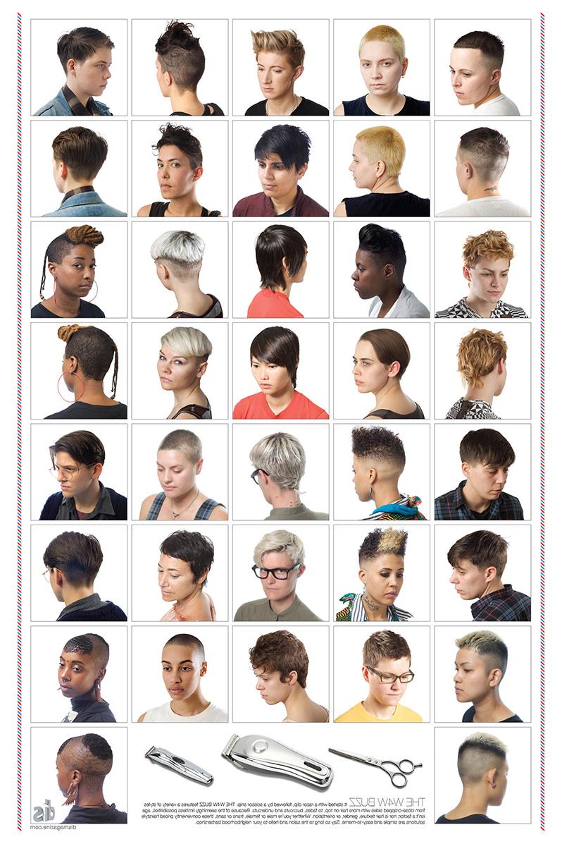 women a set of hairstyles