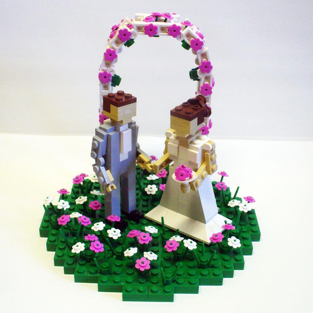 Custom LEGO Wedding Cake