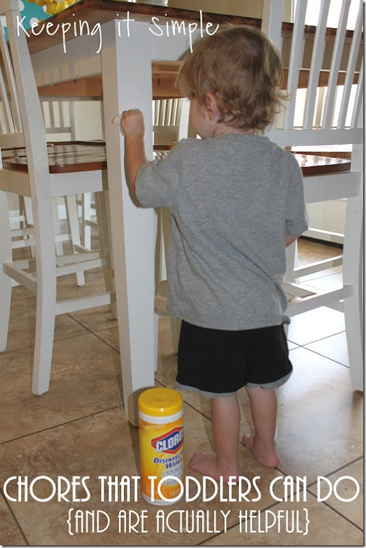 #ad Chores-That-Toddlers-Can-Do #BacktoClean
