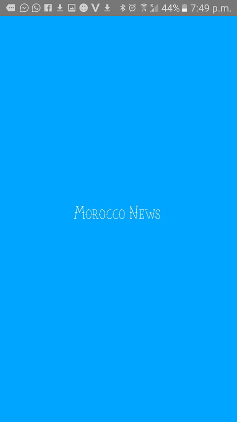 Android application Morocco News - Breaking News screenshort