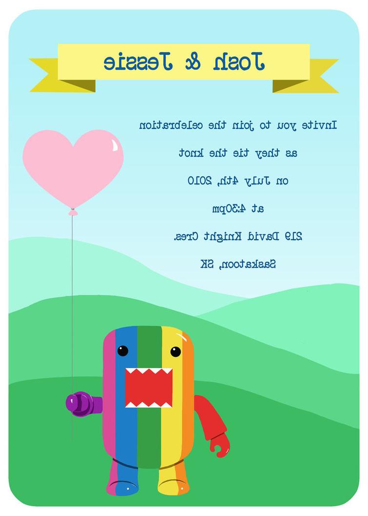 Domo Wedding Invitation by