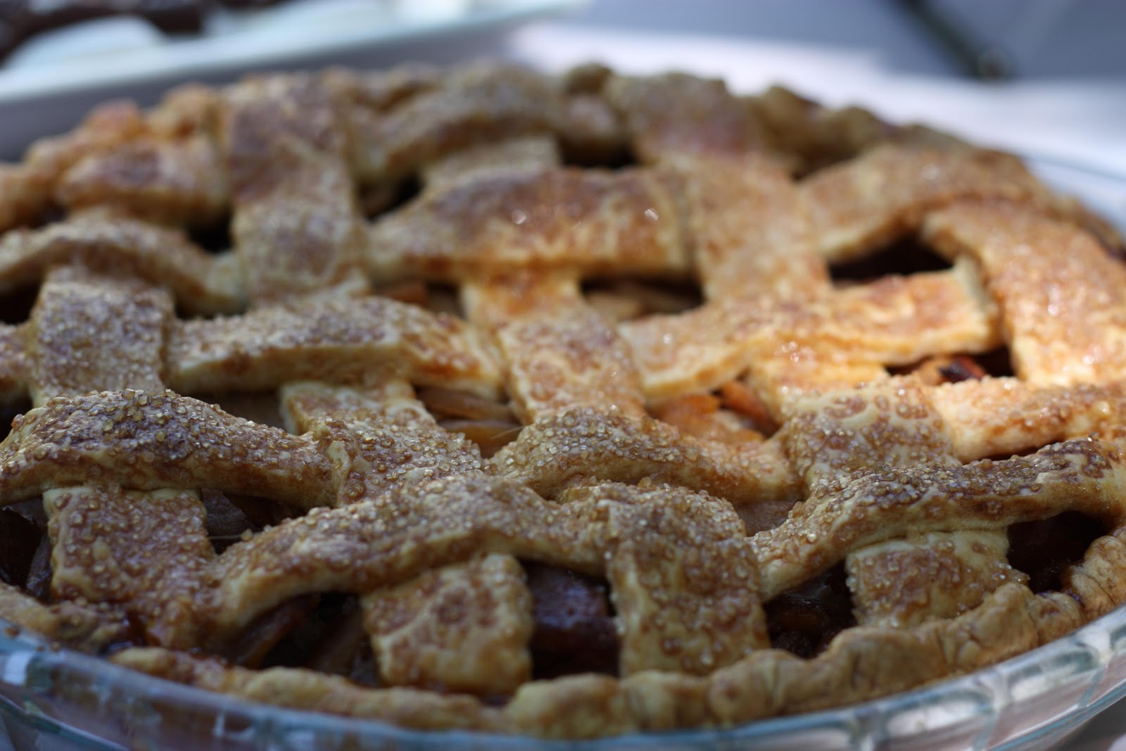 A Lattice-Topped Apple Pie