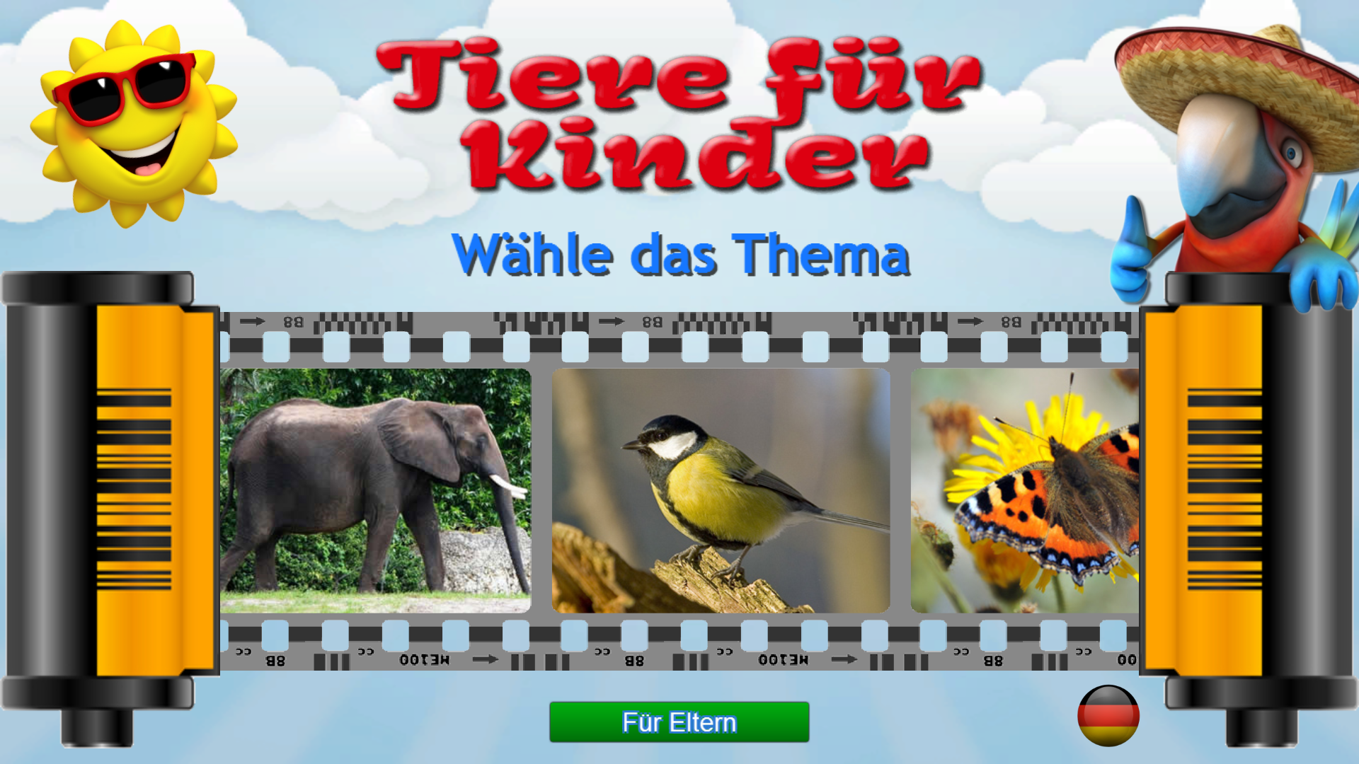 Android application Kids Learn About Animals screenshort