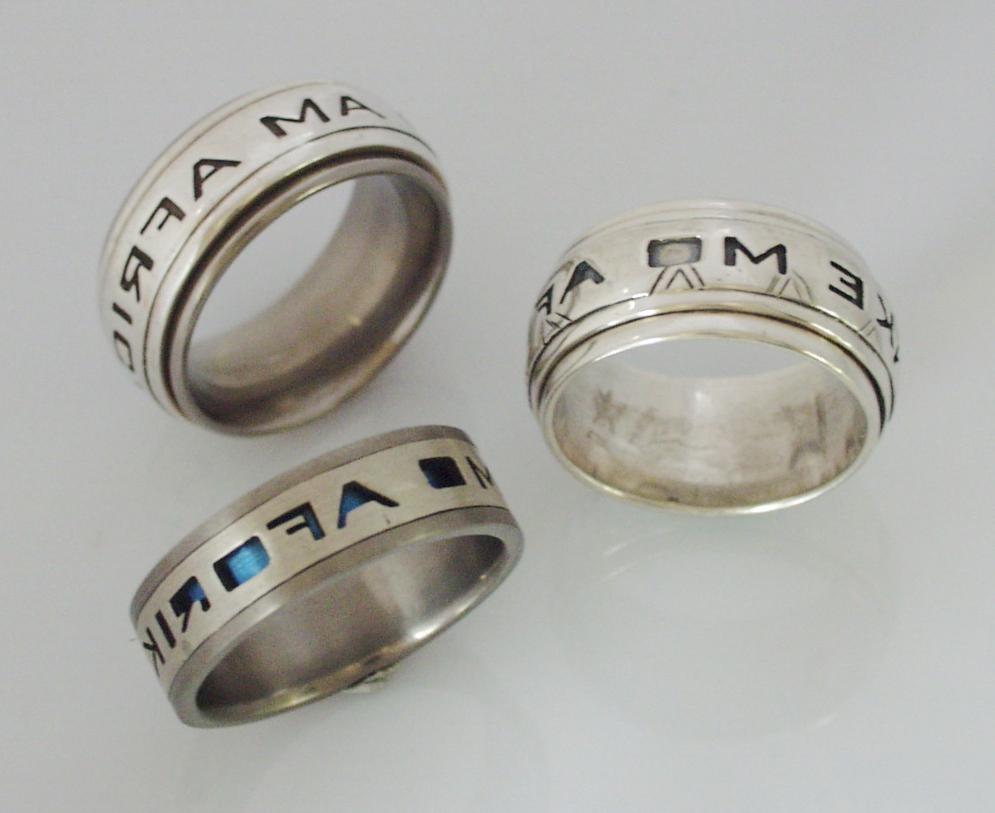 Men wedding rings from Africa -African wedding rings