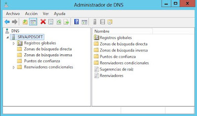 Instalar rol de Sevidor de DNS en Windows Server 2012