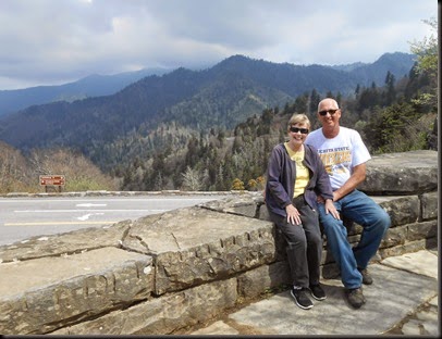 Newfound Gap scenic overlook; SMNP