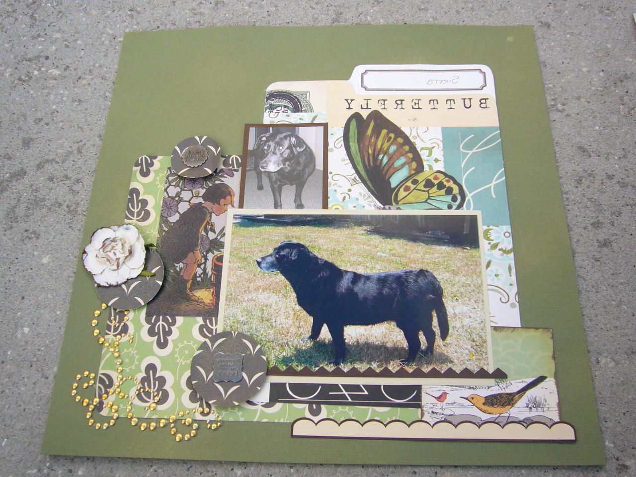 More Dog Scrapbook Pages