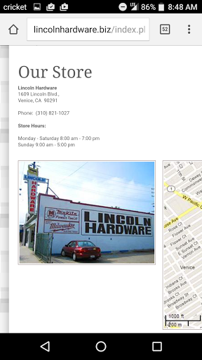 Home Improvement Store «Lincoln True Value Hardware», reviews and photos, 1609 Lincoln Blvd, Venice, CA 90291, USA