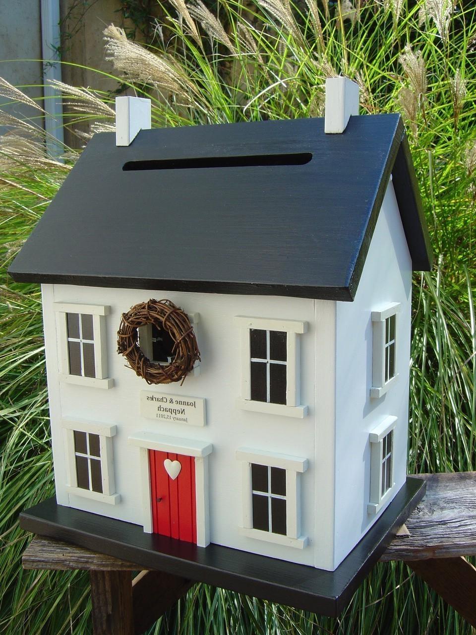 custom birdhouse for wedding