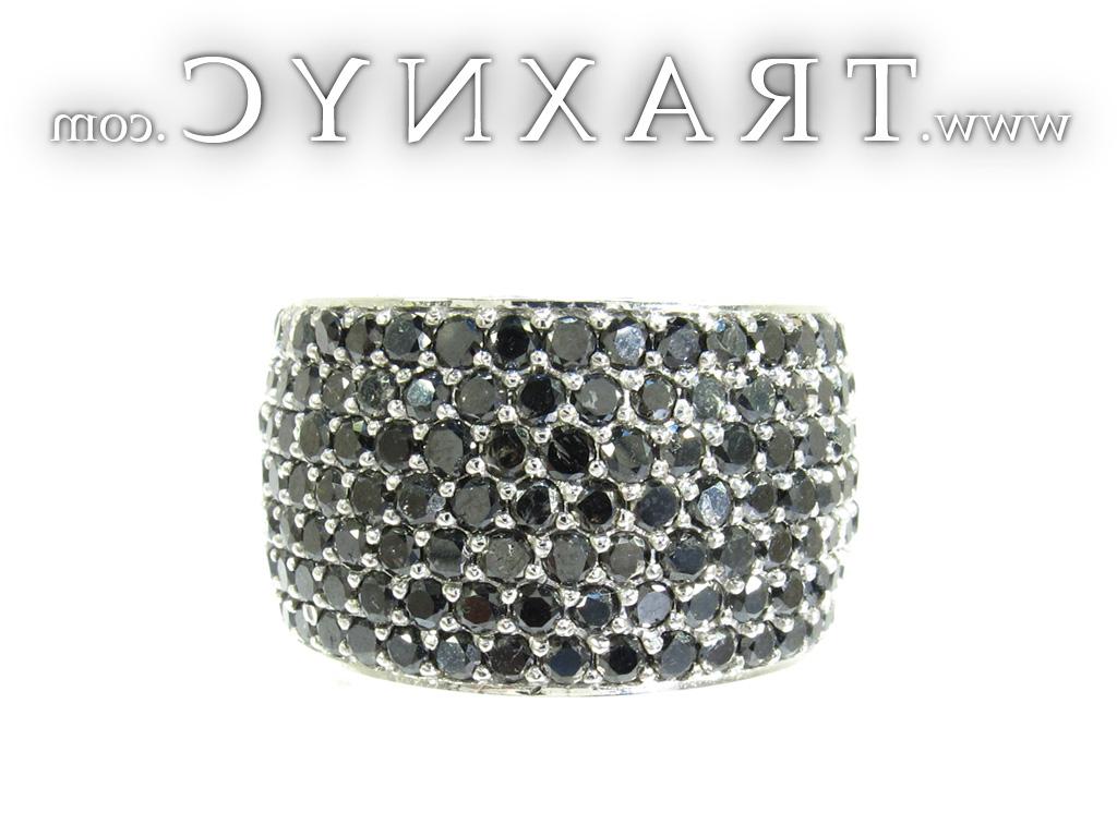 Fully Black Diamond Ring