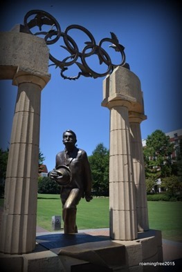 Statue from the 1996 Olympics