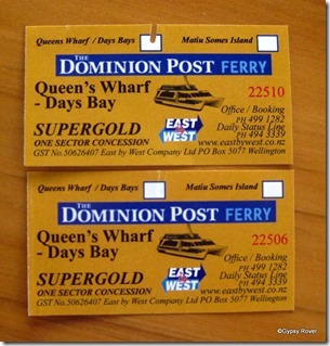 Dominion Post Ferry Tickets