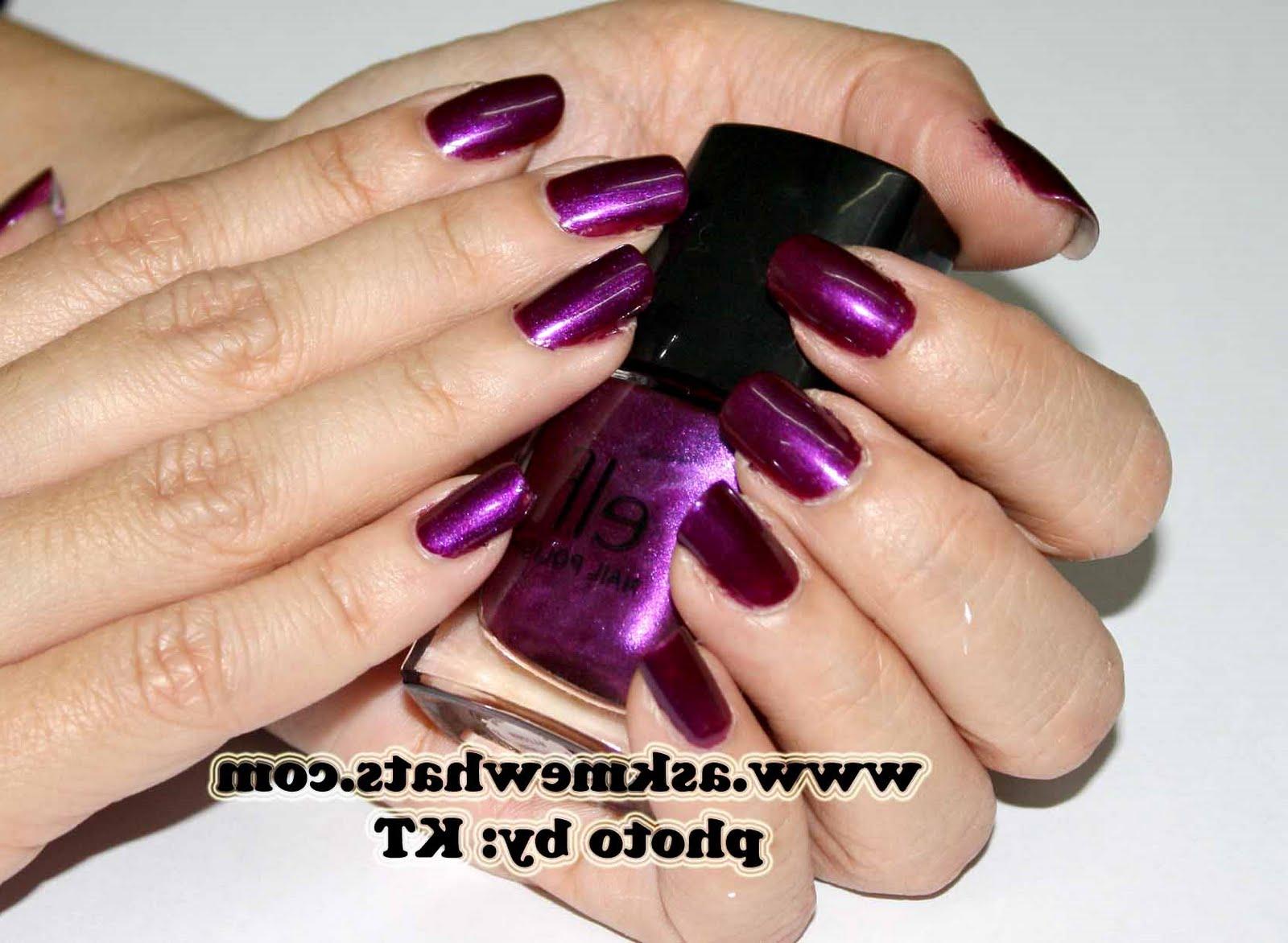 ELF polish in Royal Purple