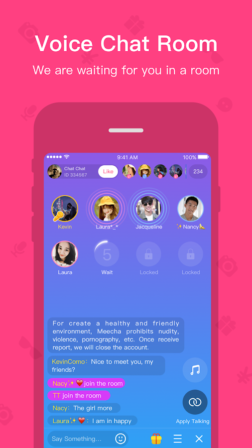 Meecha - Meet People Nearby — приложение на Android