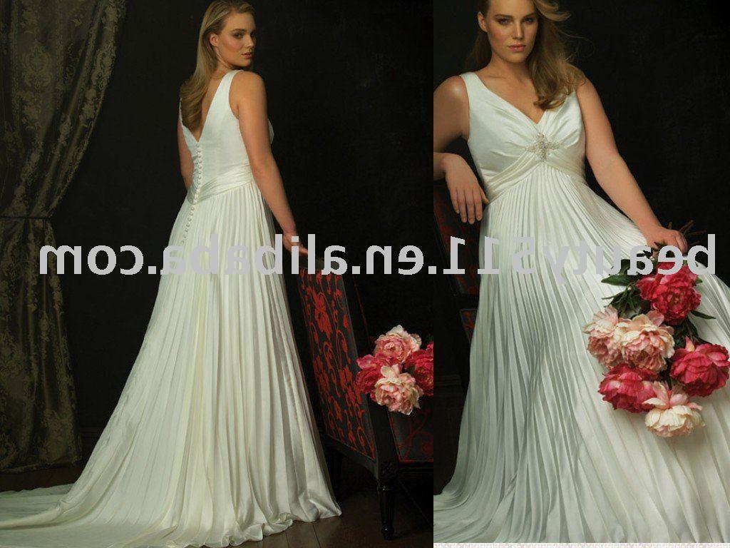 plus size wedding dress ql1035