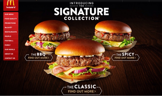 McDonald's Signature Collection