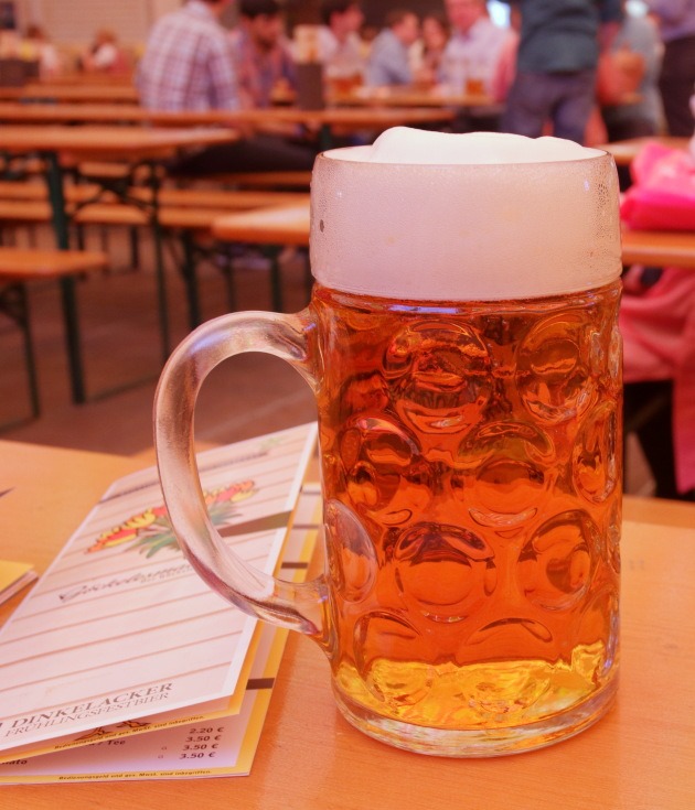 The mighty big mug of German beer