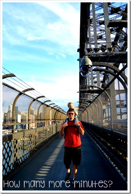 Sydney: Climbing the Bridge ~ How Many More Minutes?