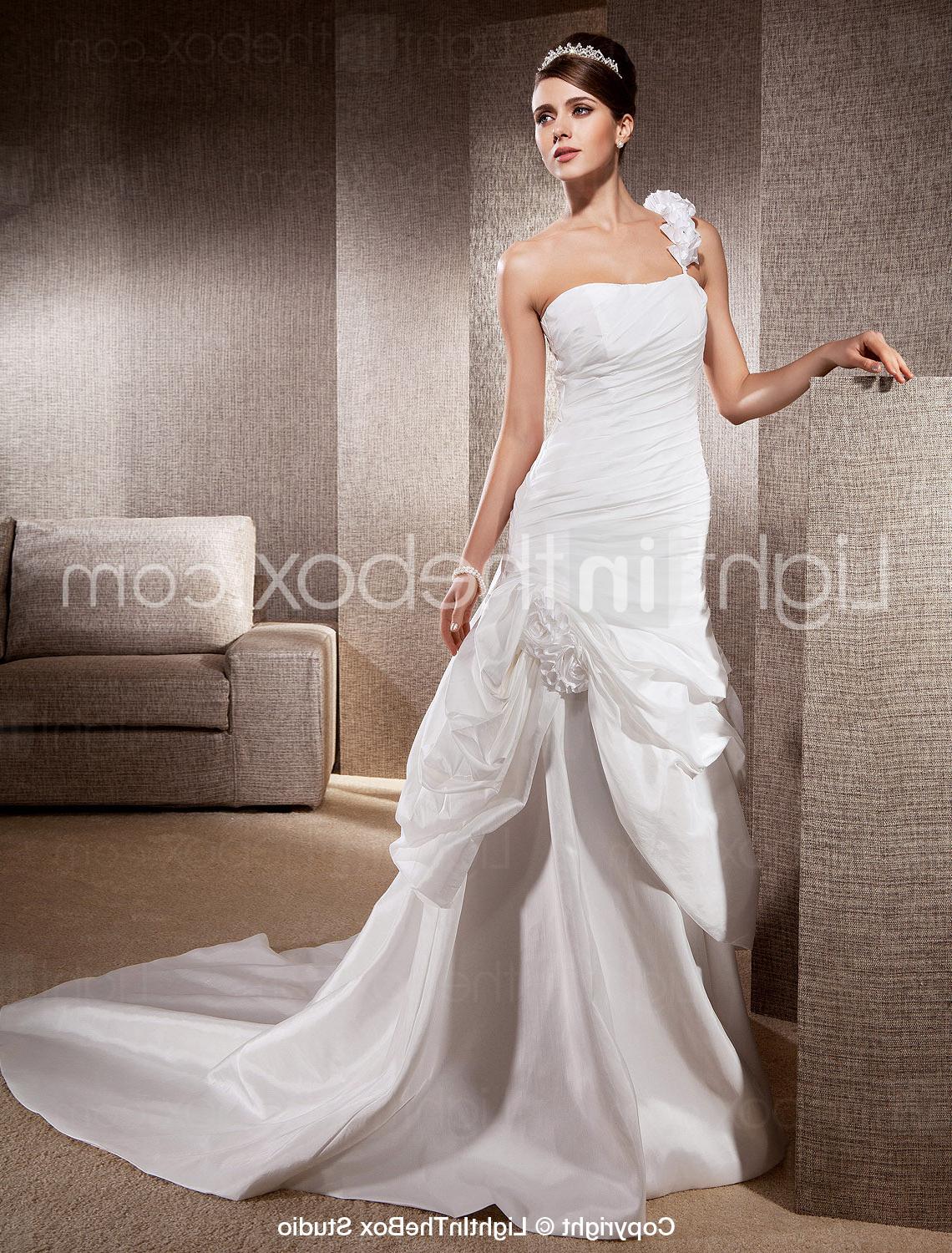 Taffeta Wedding Dress With