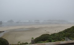 Ocean Foggy View near Florence, Oregon