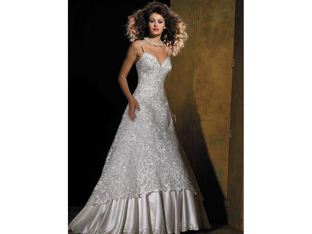 silver wedding dress