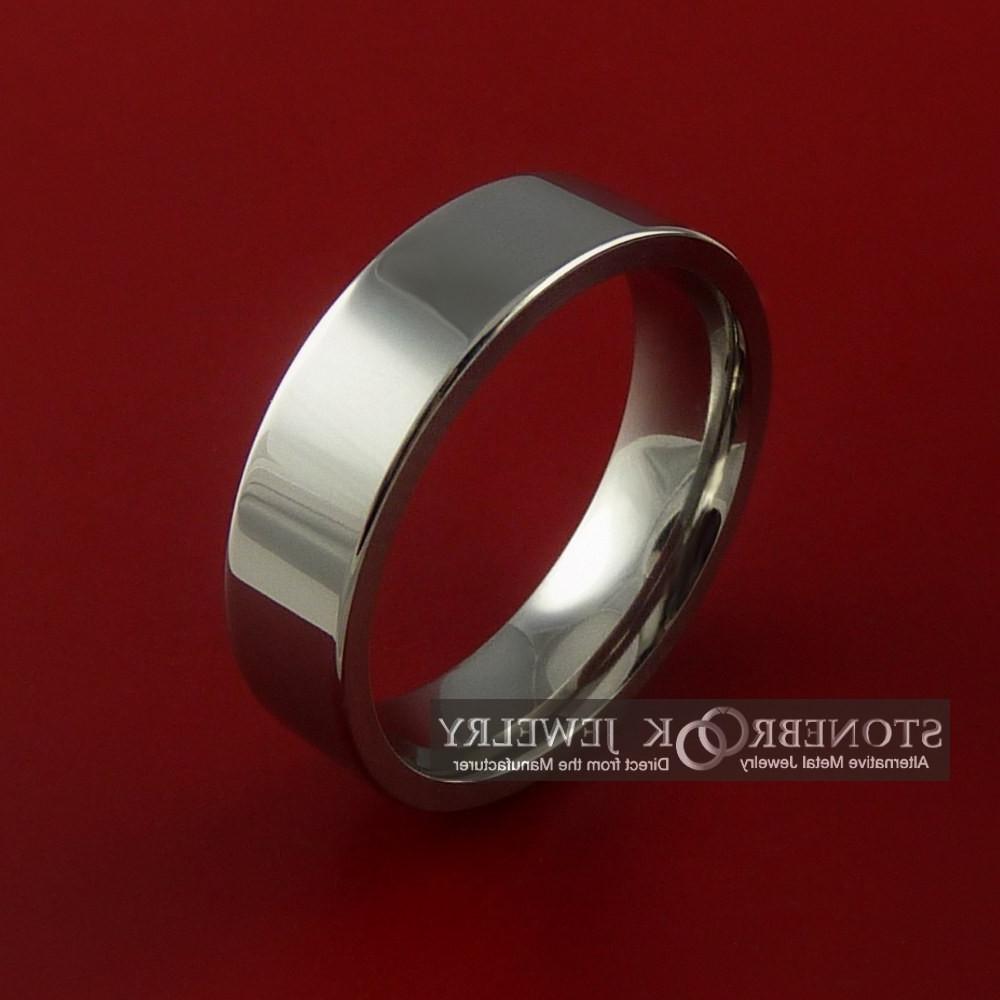 Titanium Wedding Band Engagement Rings Traditional Made to Any Sizing and