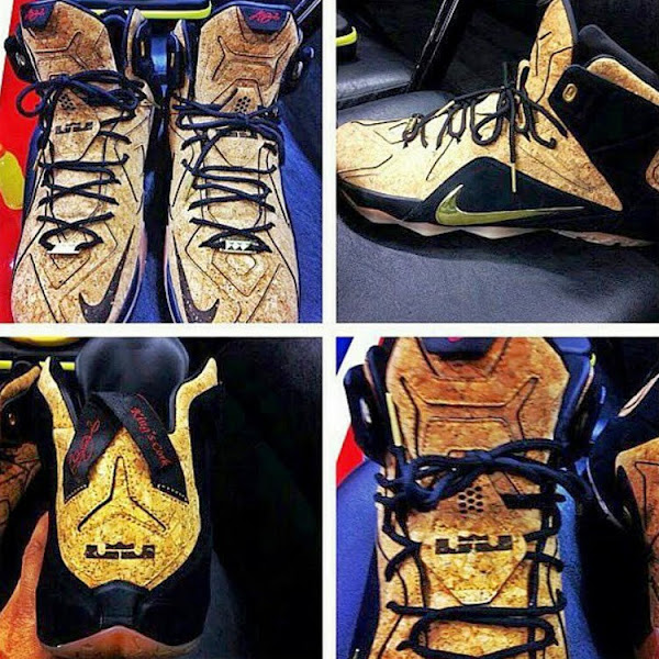First Look at the 8220Cork8221 Nike LeBron XII 12 EXT