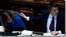 Maria Elena Boschi e Matteo Renzi