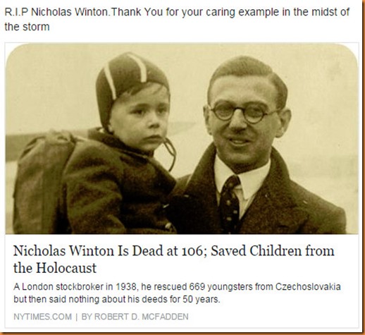 Nicholas Winton