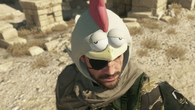 metal gear solid 5 chicken hat 01