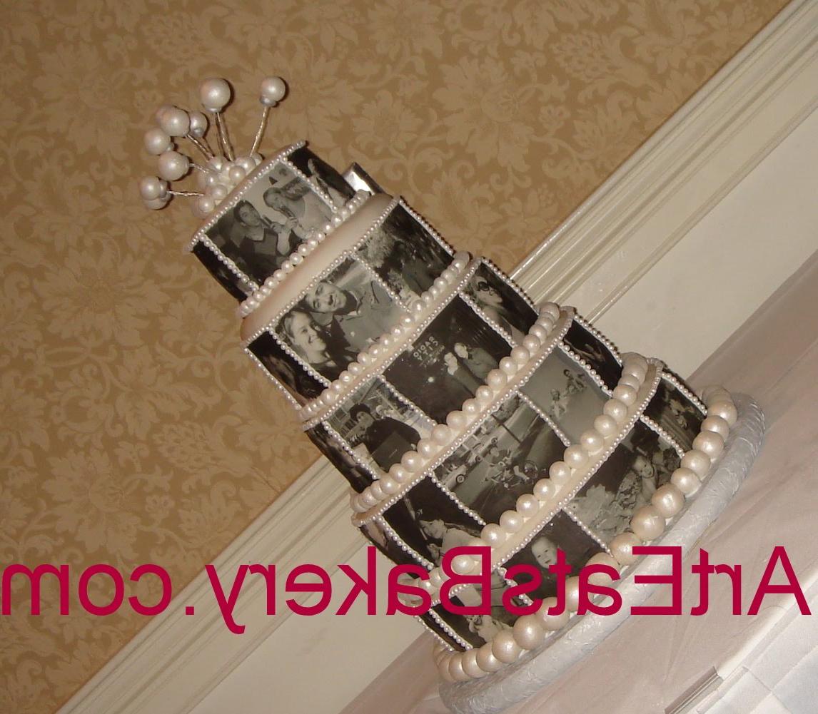 and white wedding cake