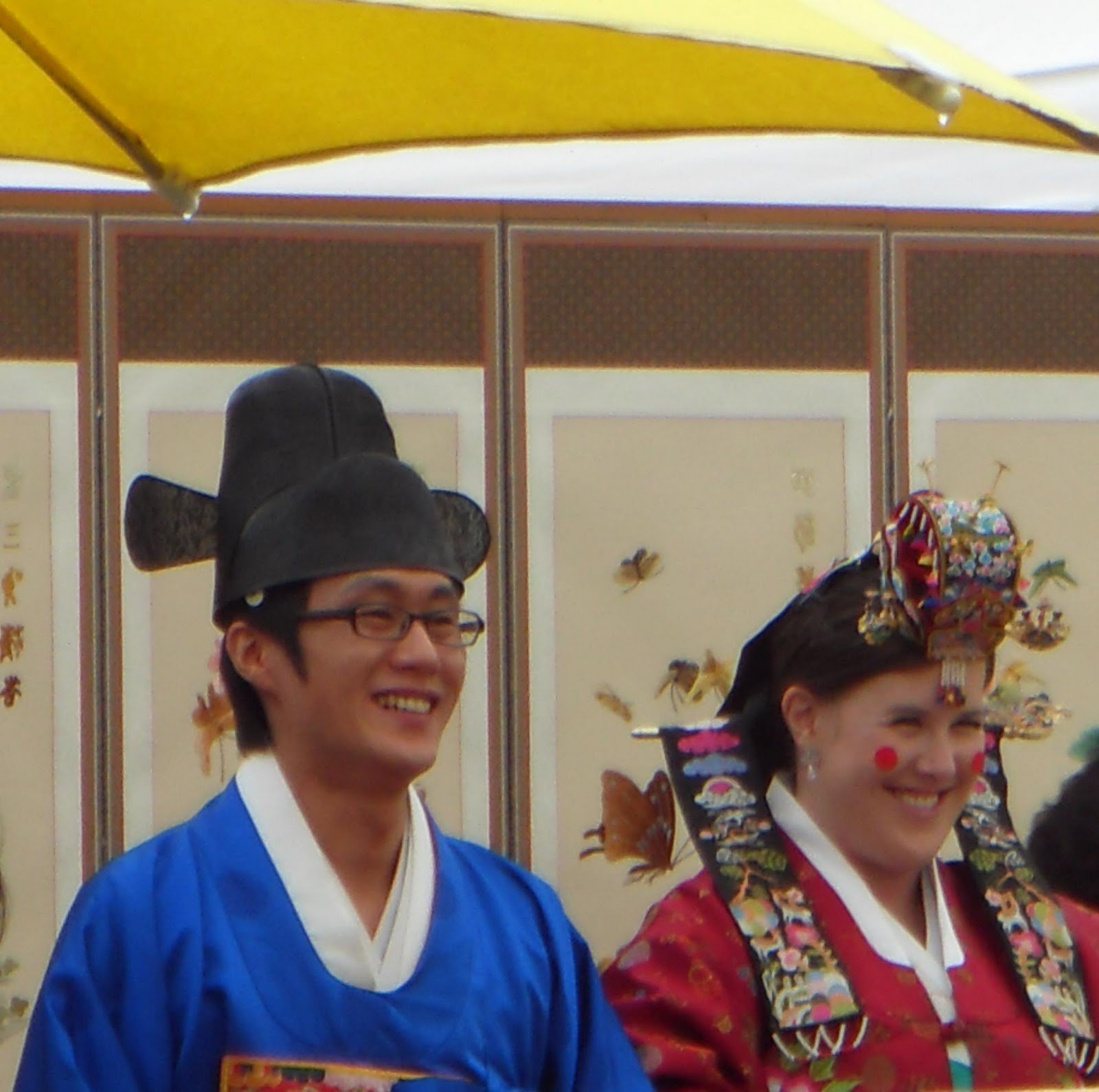 A traditional Korean wedding   