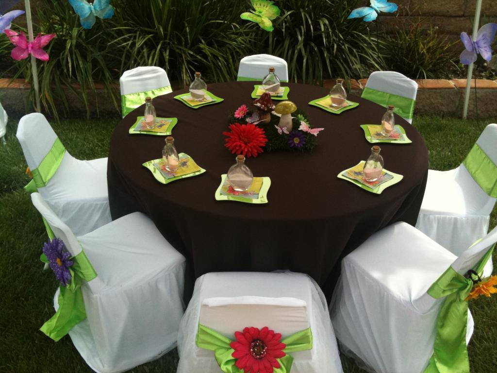 Wedding Reception Table Set Up