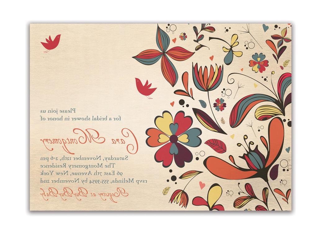 Fall Bridal Shower Invitation