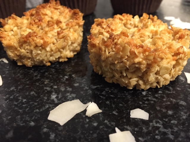 individual coconut flapjack