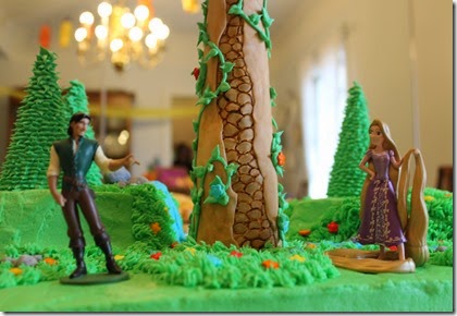 Close up of the cake