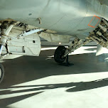 F16 wheels at Dutch National Military Museum Soesterberg in Soest, Netherlands 