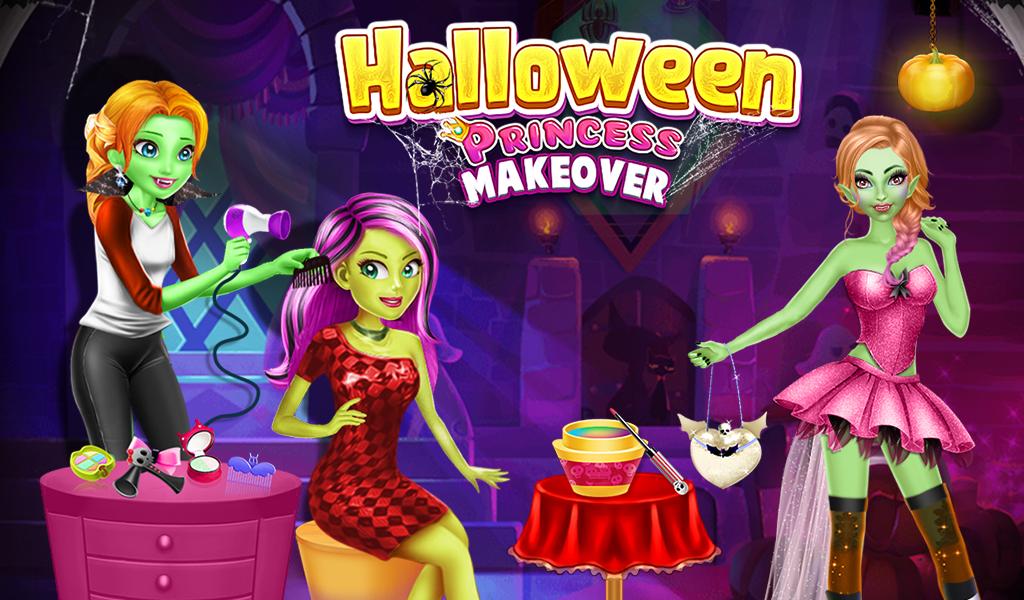 Android application Halloween Princess Makeover screenshort