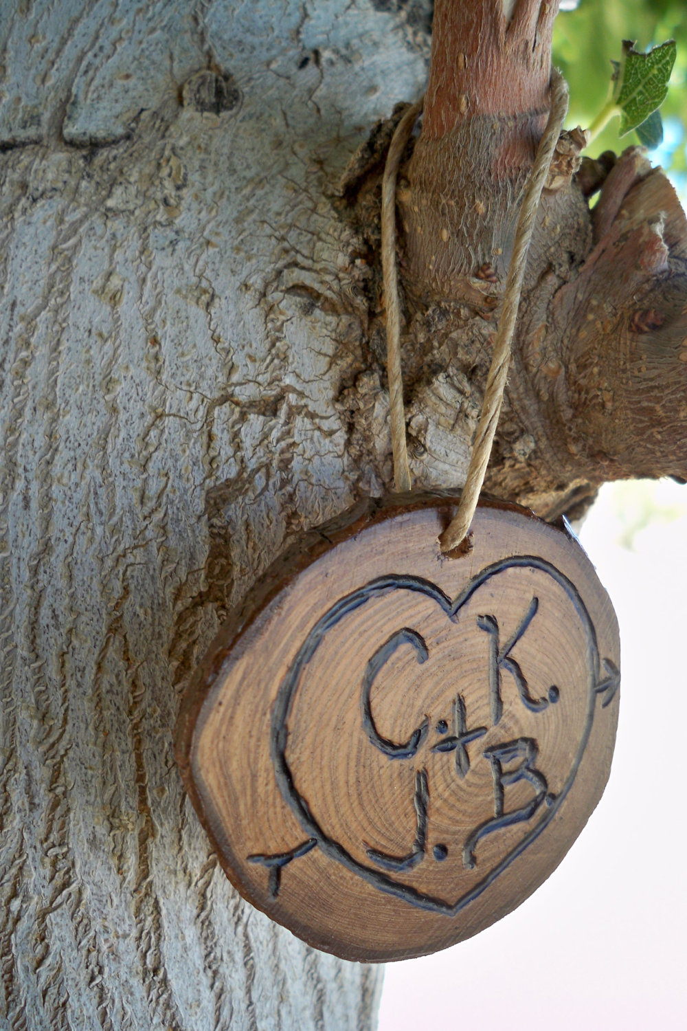 Personalized, custom rustic engraved, wedding reception table decoration,