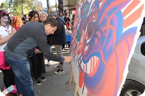 El intendente participó de las actividades realizadas por Agite