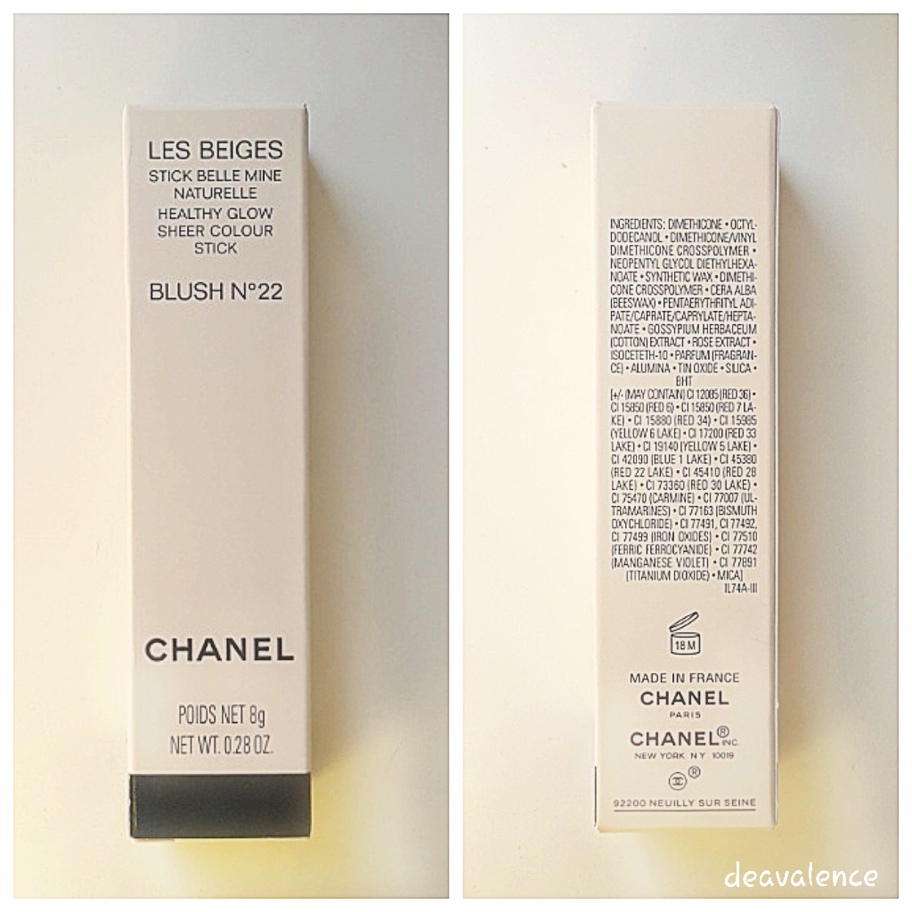 deavalence: Chanel Les Beiges Healthy Glow Sheer Colour Stick