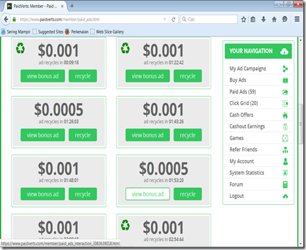 Ingin Iklan yang Banyak di Paidverts,?? Ini Caranya