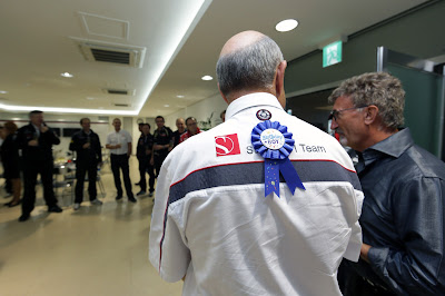Петер Заубер отмечает 69-ый день рождения на Гран-при Кореи 2012