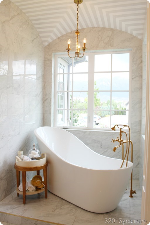 sleek modern tub carrera bath