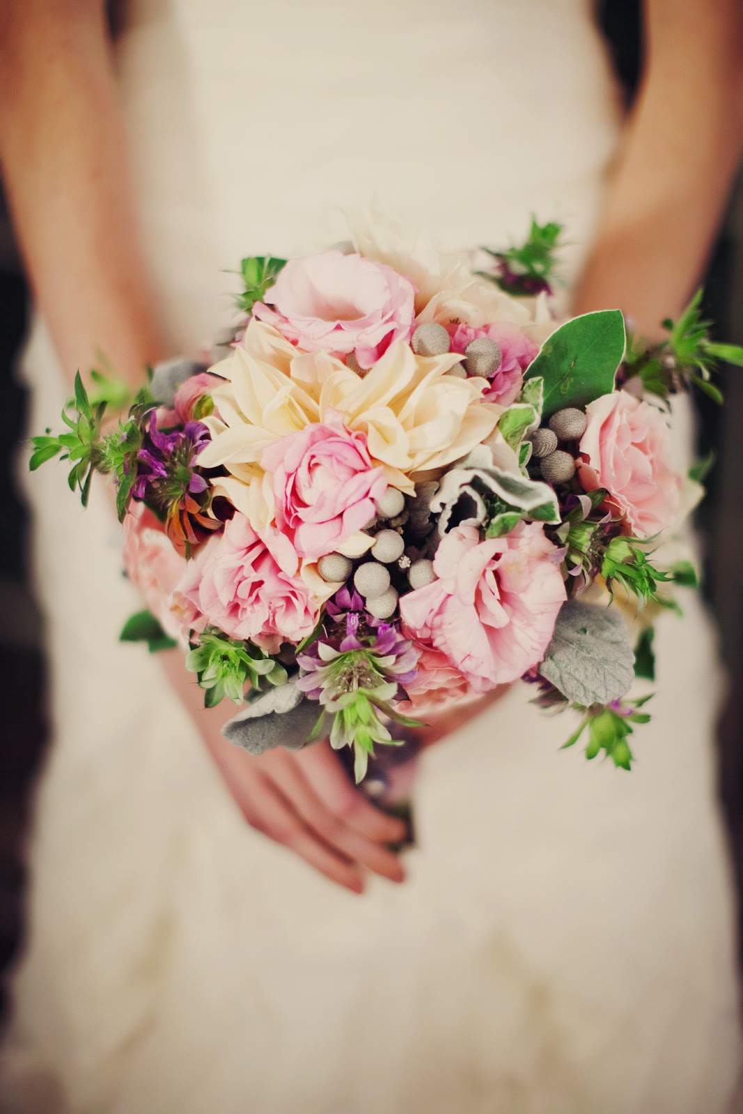 The flowers for the bridal