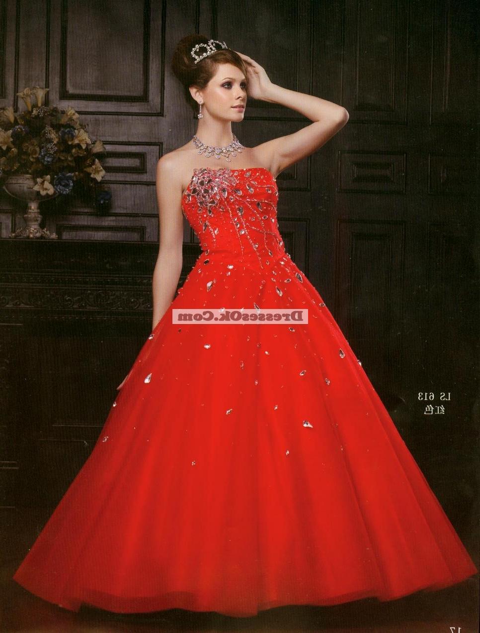 2012 Beautiful Ball gown Strapless Floor-length Quinceanera Dresses Style